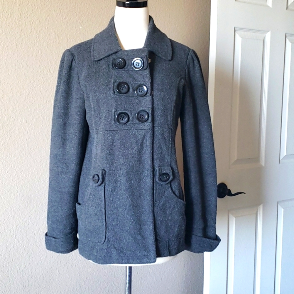 Be Cool Polyester Grey Winter Jacket Size Small - image 1